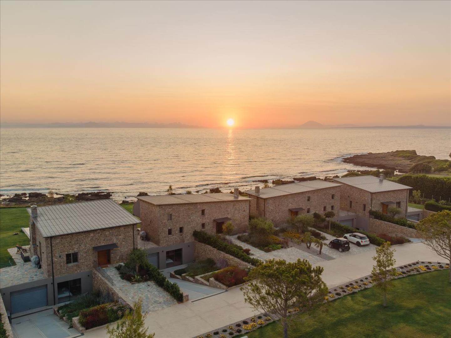 Korakokhórion Real Life Homes Luxurious Seafront Villas Each With Their Own Private Pools מראה חיצוני תמונה